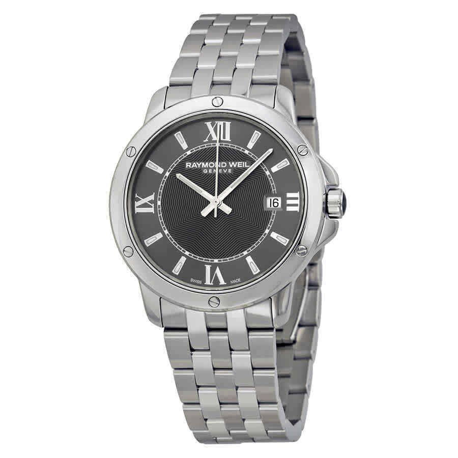 Raymond Weil Tango Gray Dial Stainless Steel Men's Watch 5591-ST-00607