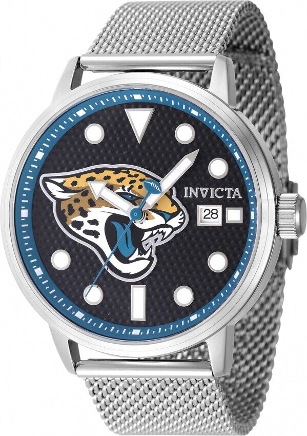 Invicta NFL Jacksonville Jaguars Quartz Black Dial Men's Watch 47993