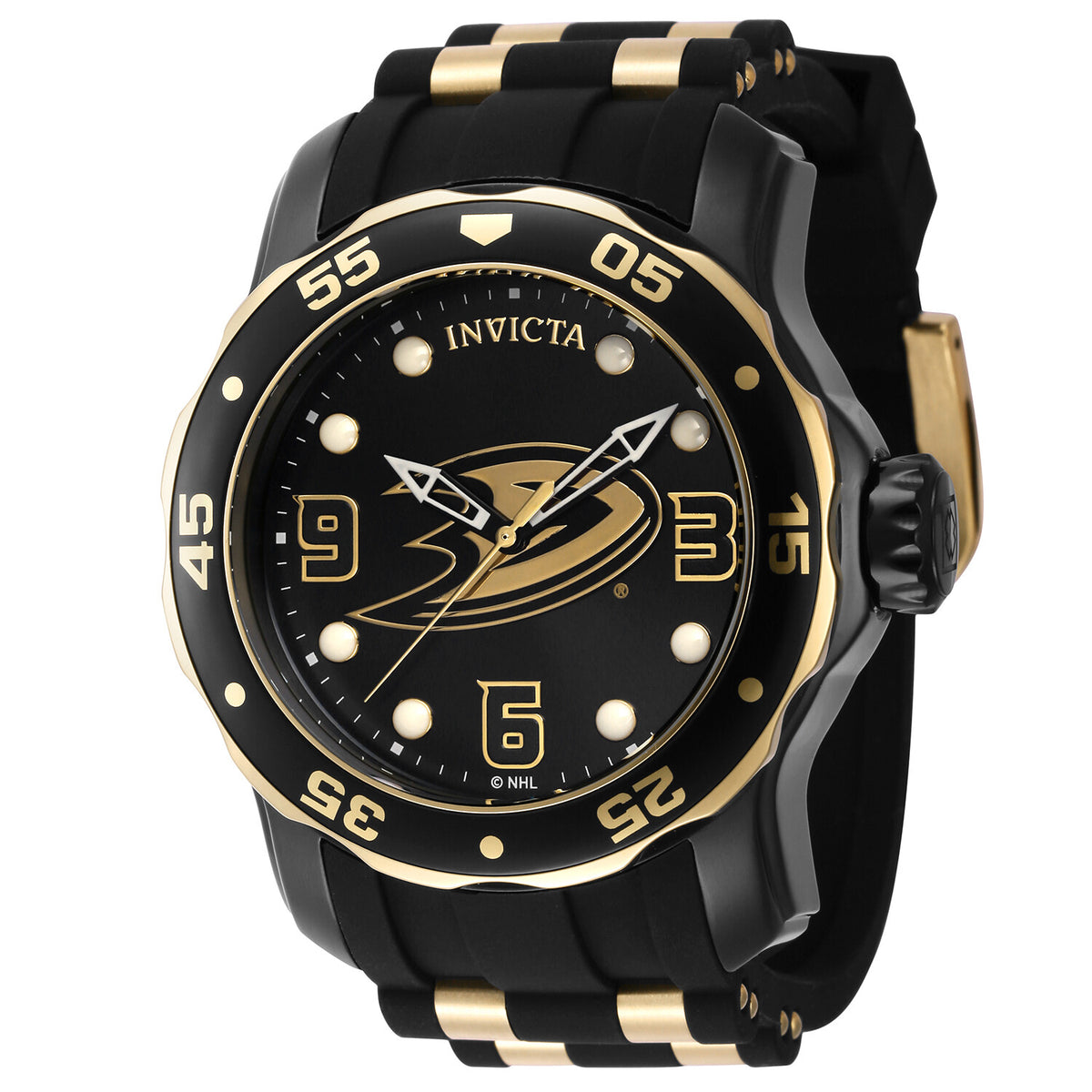 Invicta Men's NHL Anaheim Ducks 48mm Quartz Watch IN-42316