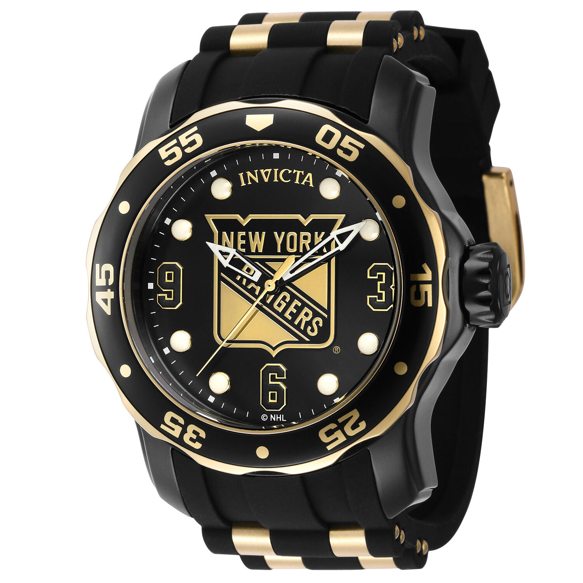 Invicta Men's NHL New York Rangers 48mm Quartz Watch IN-42324