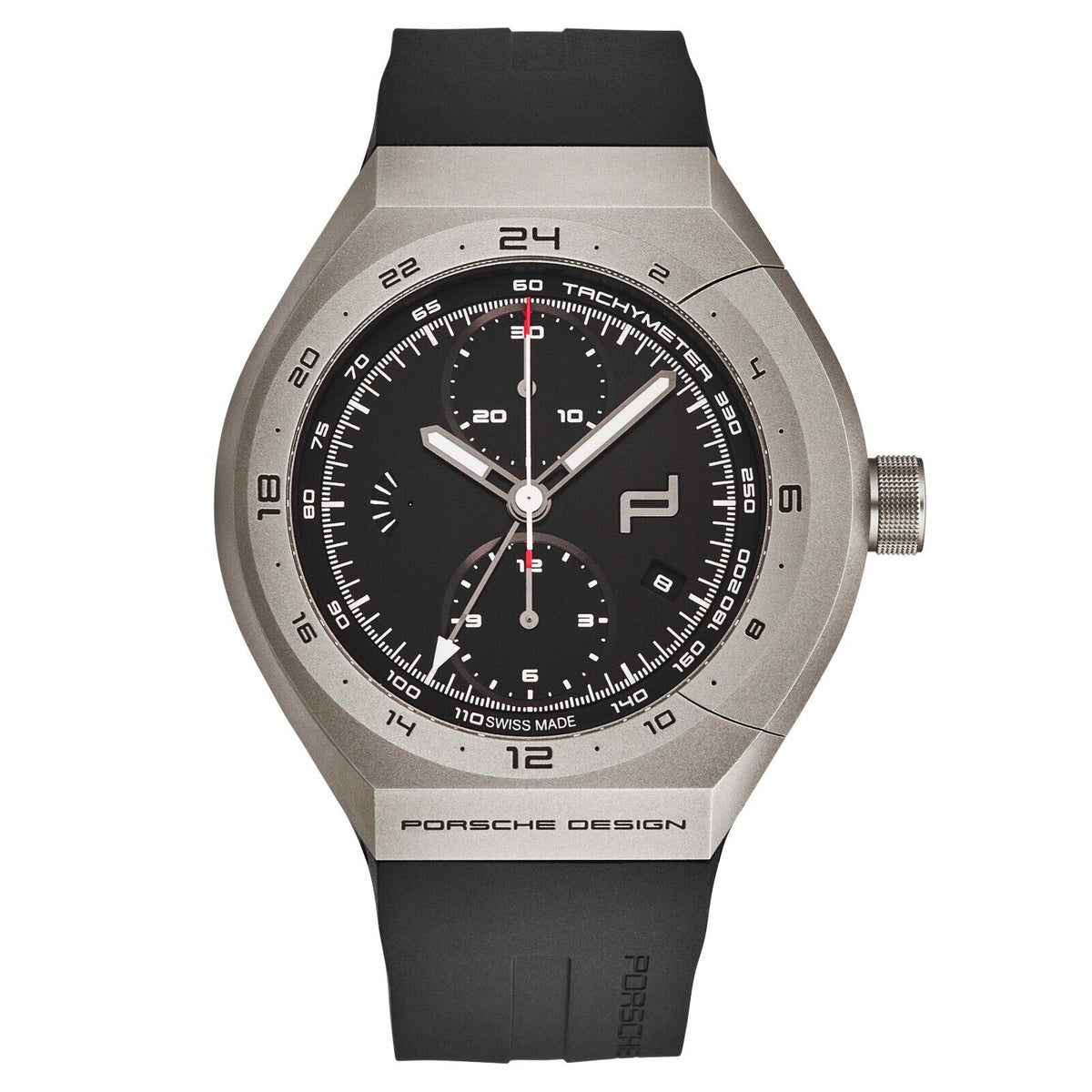 Porsche Design Men's 'Monobloc Actuator' GMT Chronograph Black Dial 6030.6.02.001.05.2