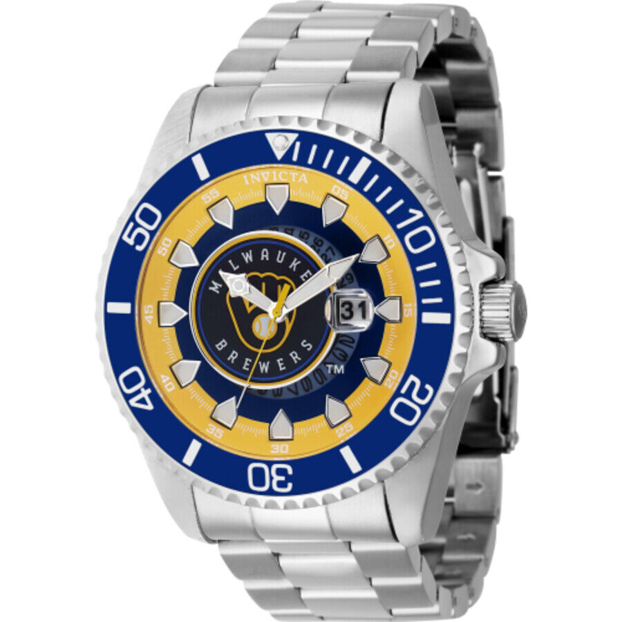 Invicta MLB Milwaukee Brewers Quartz Men's Watch 43469