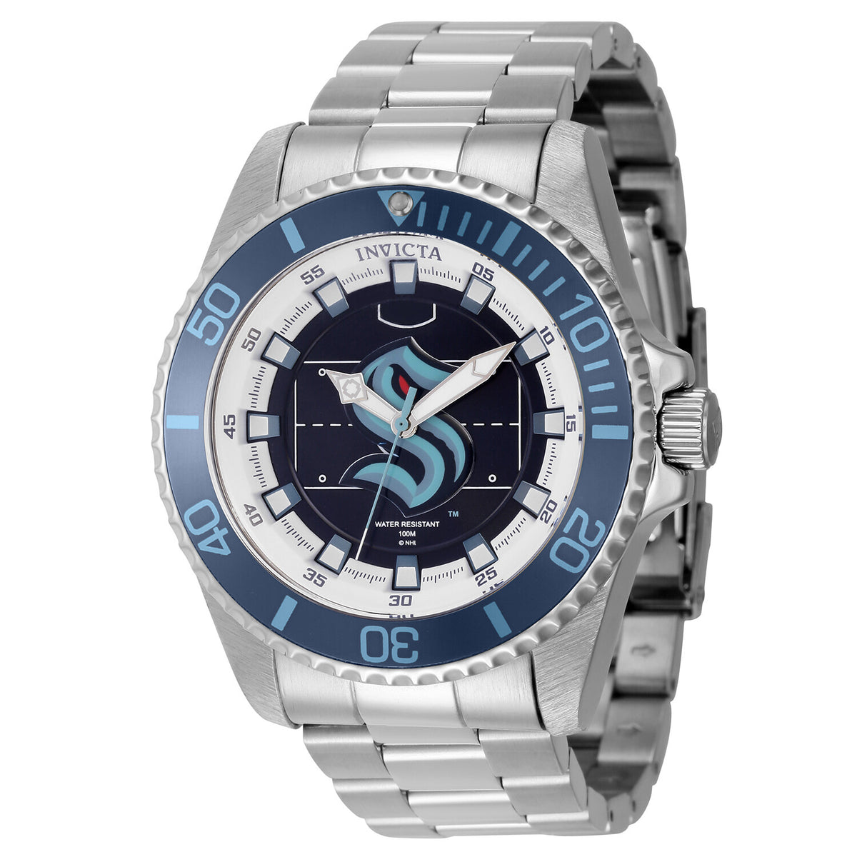 Invicta Men's NHL Seattle Kraken 47mm Quartz Watch IN-42248