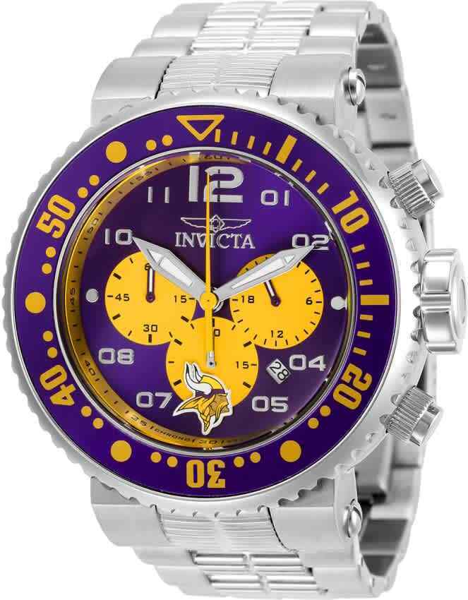 Invicta NFL Minnesota Vikings Chronograph Quartz Men's Watch 30274