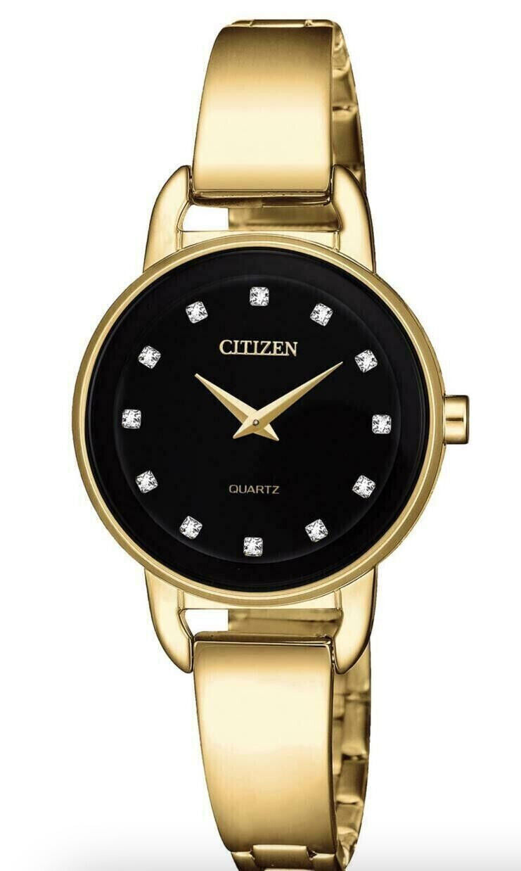 Citizen Women's Watch EZ6372-69E Quart Gold Stainless