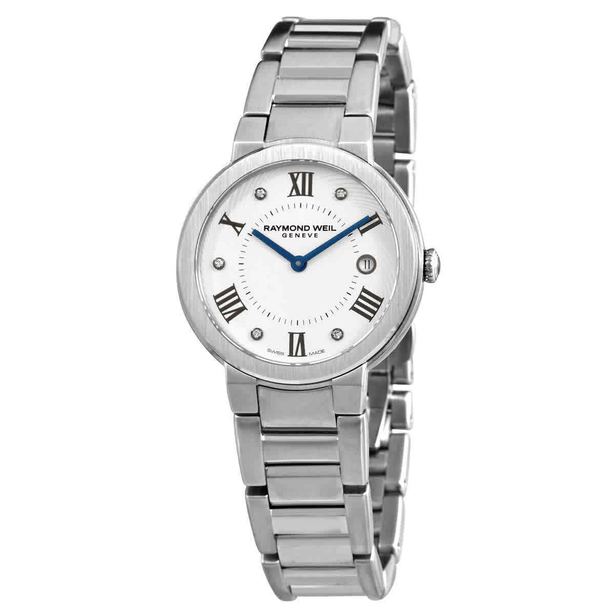 Raymond Weil Jasmine Quartz Diamond White Dial Ladies Watch 5245-ST-00681