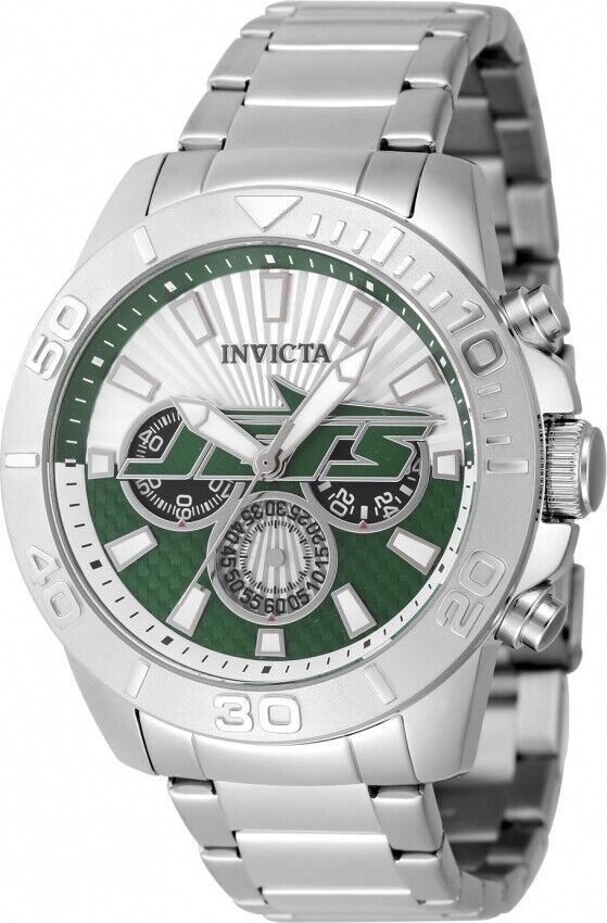 Invicta NFL New York Jets Chronograph GMT Quartz Men's Watch 47944